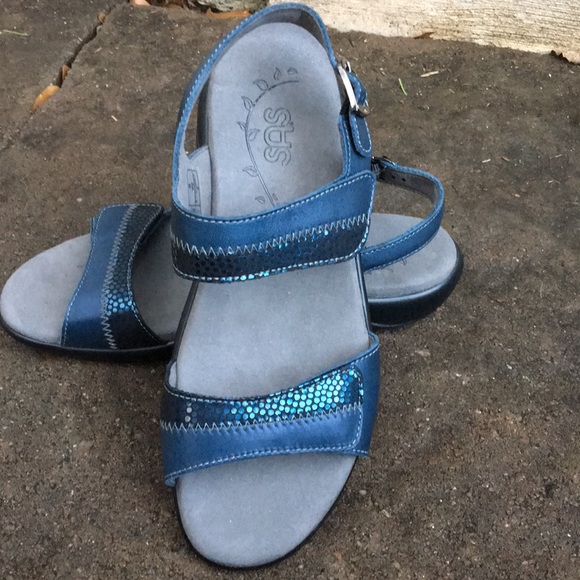 SAS Shoes - SAS Nudu Heel Strap Sandals, Like New